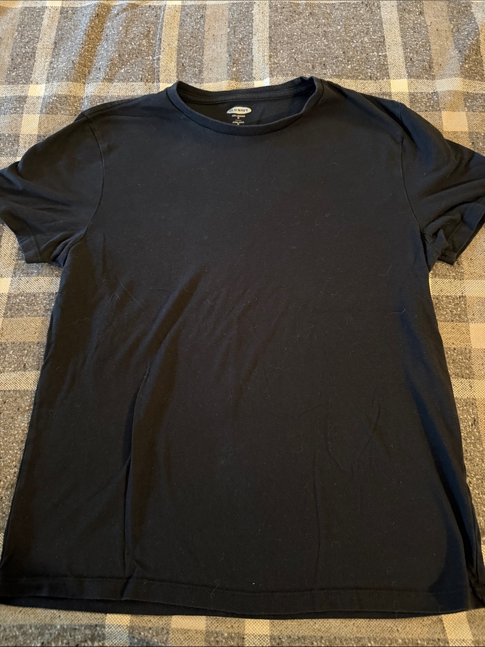 Old Navy Black Short-Sleeve Crewneck T‑Shirt